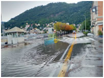 Lago di Como esondato